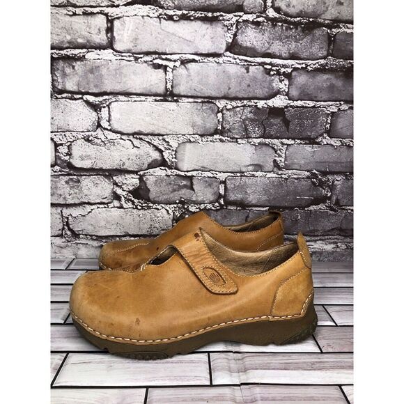TEVA Ancona 6918 Brown Leather Comfort Clogs Loafer Shoes Women’s Sz 7M US/38EU - Picture 1 of 16